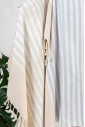 Пляжное полотенце Peshtemal Stripe Beige-L.Grey
