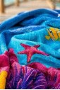 Пляжное махровое полотенце Summer Dolphins