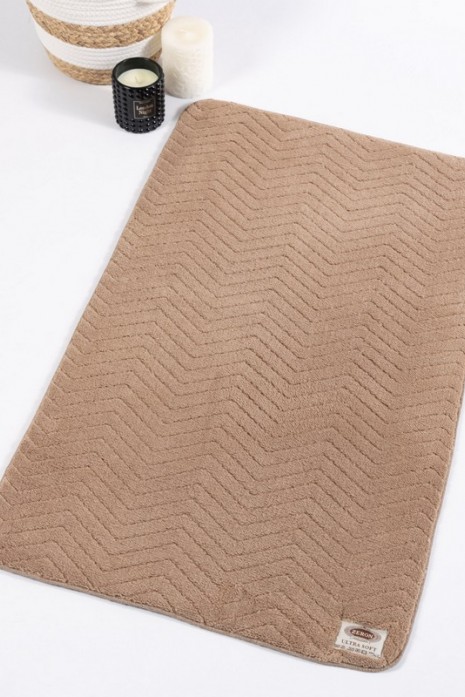 Прикроватный Supersoft Chevron бежевый