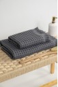 Полотенеца вафельные для ванной бани пляжа Waffle Spa Towel Grafit