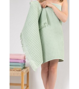 Набор вафельных полотенец Waffle Spa Towel Mint