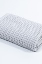 Банное вафельное полотенце Waffle towel l grey