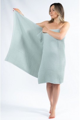 Waffle towel mint