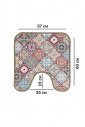 Print 202-1 beige килимок для туалету
