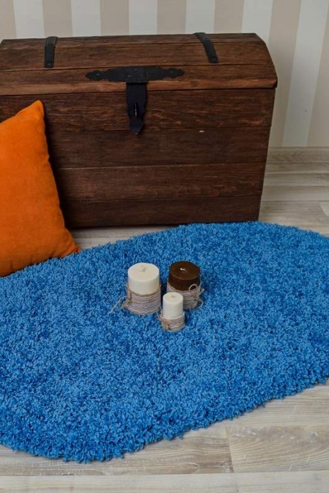 Килим Loca 6365 blue овал