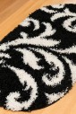 Килим Loca 9161 black овал