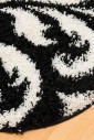 Килим Loca 9161 black овал