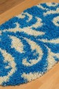 Килим Loca 9161 blue овал