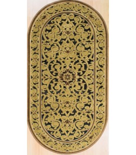 Schenille 7427b chocolate овал