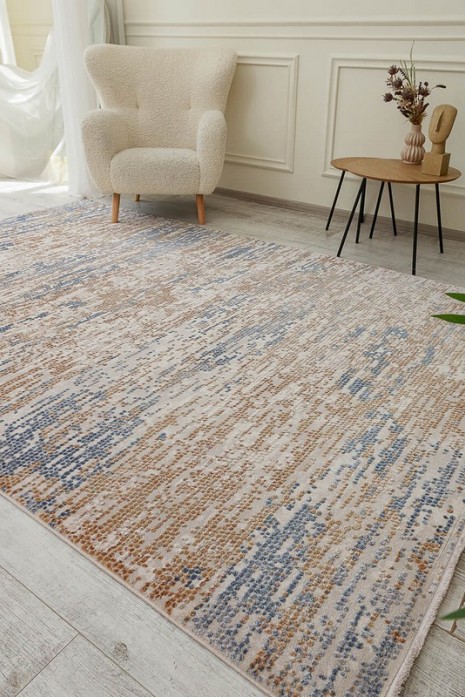 Килим Elitra w7079 d.blue-d.orange