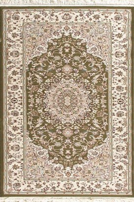 Esfehan 4878a green-ivory