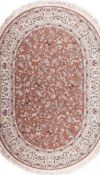 Esfehan 4904a brown-ivory овал