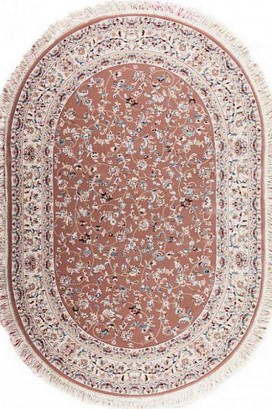 Esfehan 4904a brown-ivory овал