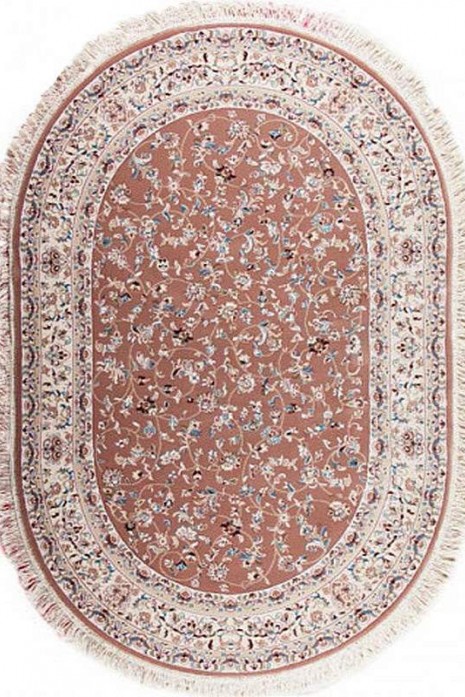 Ковер Esfehan 4904a brown-ivory овал