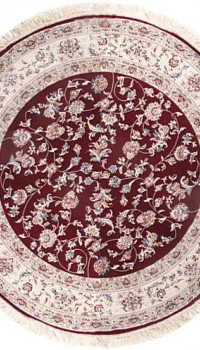 Esfehan 4904a d.red-ivory круг
