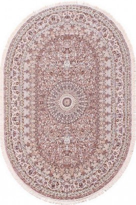 Esfehan 4996a brown-ivory овал