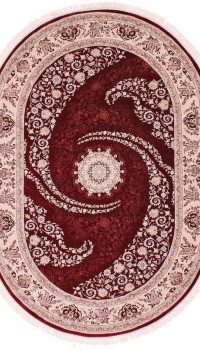 Esfehan 7927a d.red-ivory овал