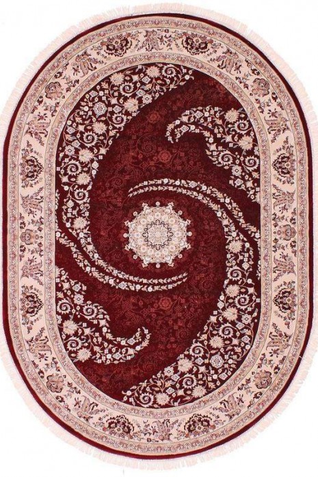 Килим Esfehan 7927a d.red-ivory овал