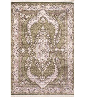 Esfehan 9839a green-ivory