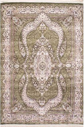 Esfehan 9839a green-ivory