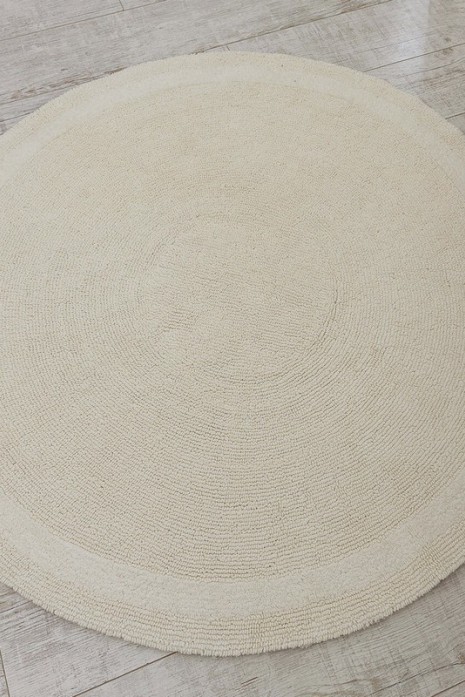 Ковер с хлопка Super Inside 5246 cream круг