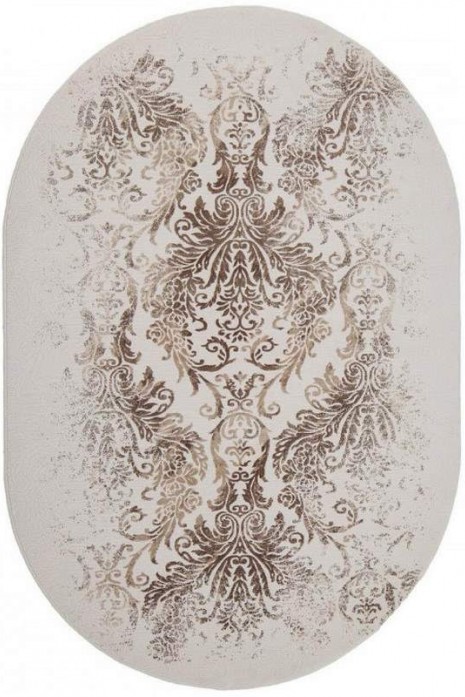 Килим Vals 0503a ivory-d.beige овал