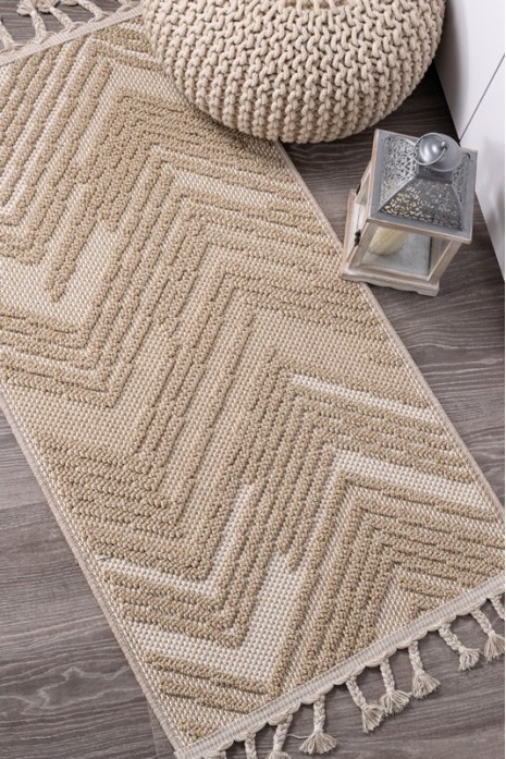 Килим Calido 08328B l.beige-d.beige