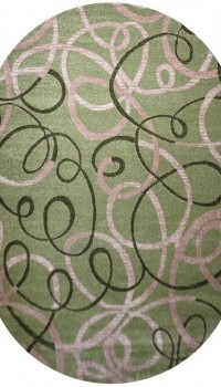 Kiwi 02582A l.green-beige овал