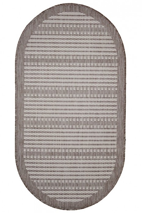 Килимок на гумовій основі Lana 19245-111 овал