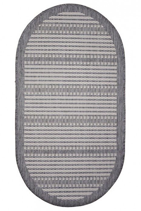 Килимок на гумовій основі Lana 19245-811 овал