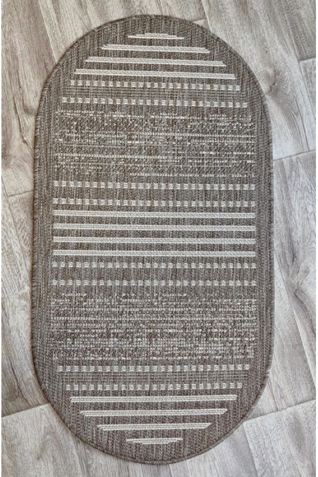 Килимок на гумовій основі Lana 19246-111 овал