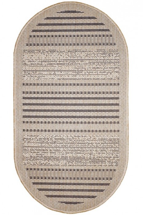 Килимок на гумовій основі Lana 19246-19 овал