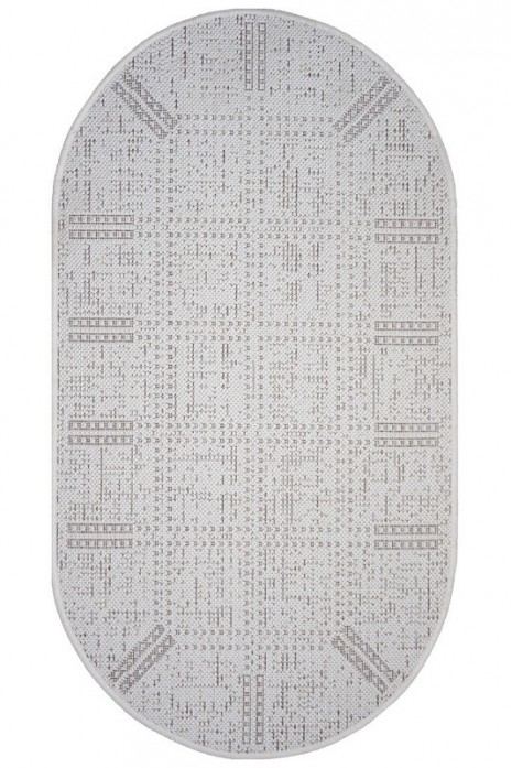 Килимок на гумовій основі Lana 19247-101 овал