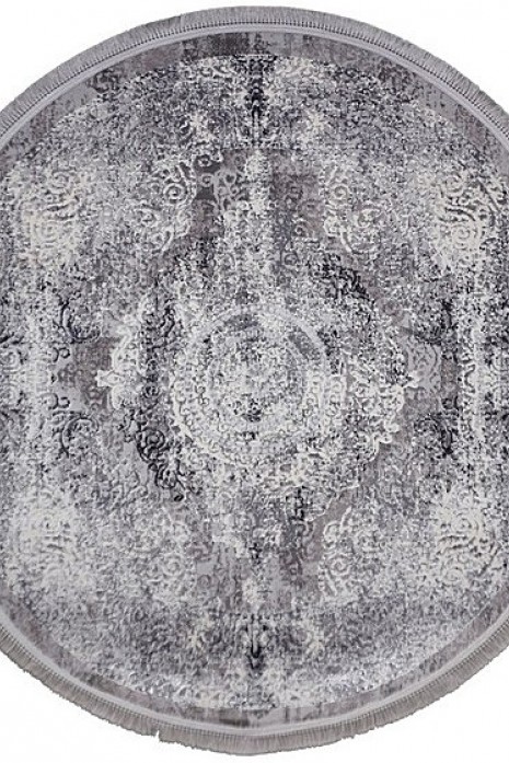 Ковер Levado 03710A L.Grey/White круг
