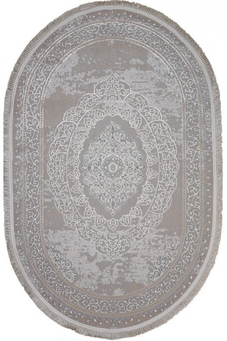 Килим Levado 08098A L.Grey/Beige овал