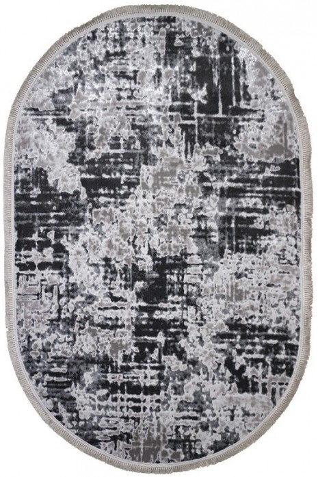 Килим Levado 09042A L.Grey-L.Grey овал