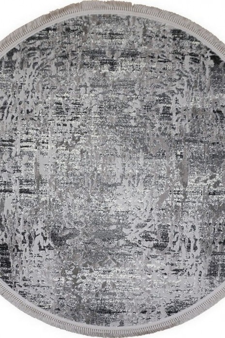 Ковер Levado 03605A L.Grey/White круг