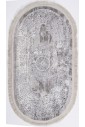 Ковер Levado 03710A L.Grey/White овал Ковер Levado 03710A L.Grey/White овал