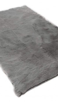 Rabbit fur grey tpr