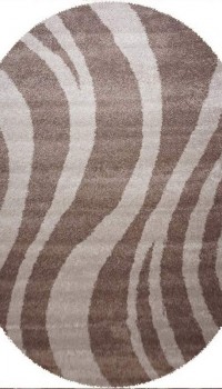 Shaggy Bravo 1846 d.brown-beige овал