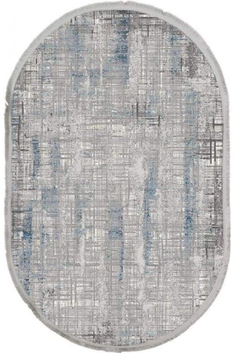 Килим Therapy SAG 6857 grey-blue овал
