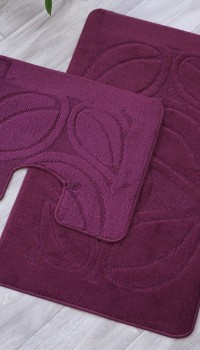Flora Aubergine набор ковриков
