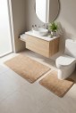 Набор ковриков в ванную Microfiber Beige