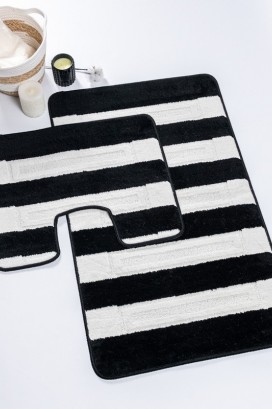 Saidtex 8352 Black набор ковриков Saidtex 8352 Black набор ковриков